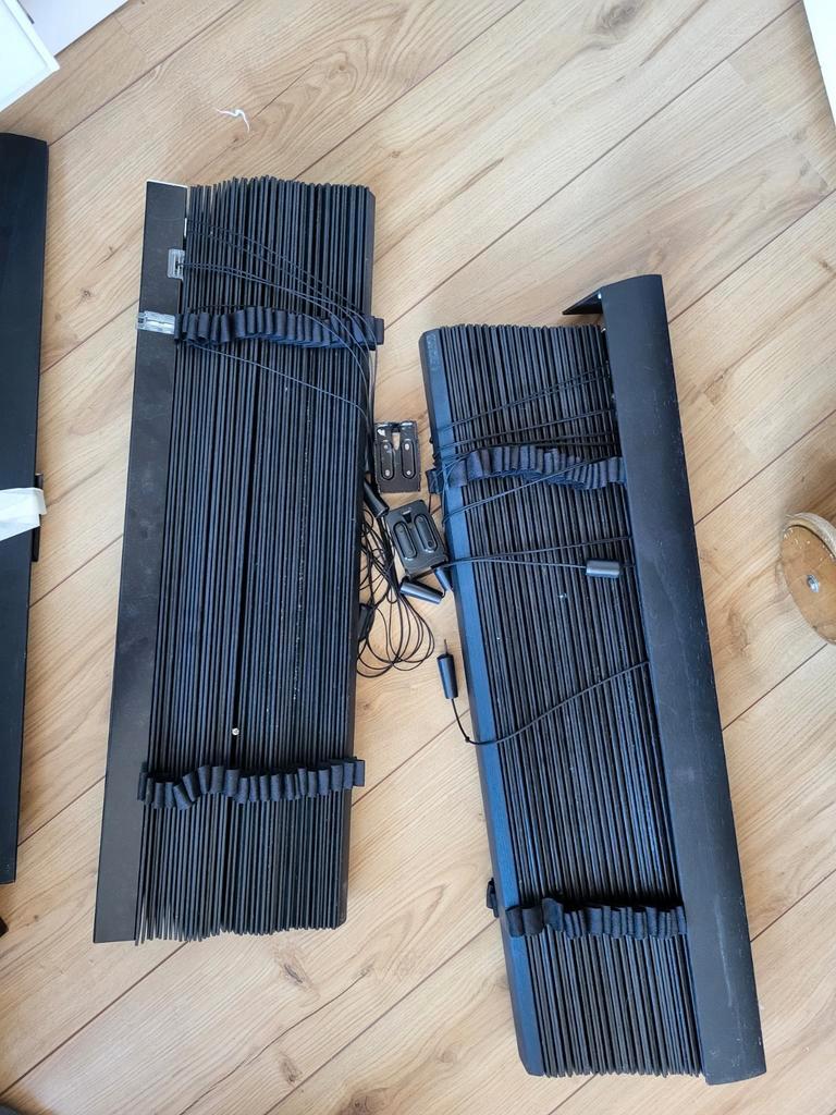 Gratis: 2 houten jaloezieën – mat zwart