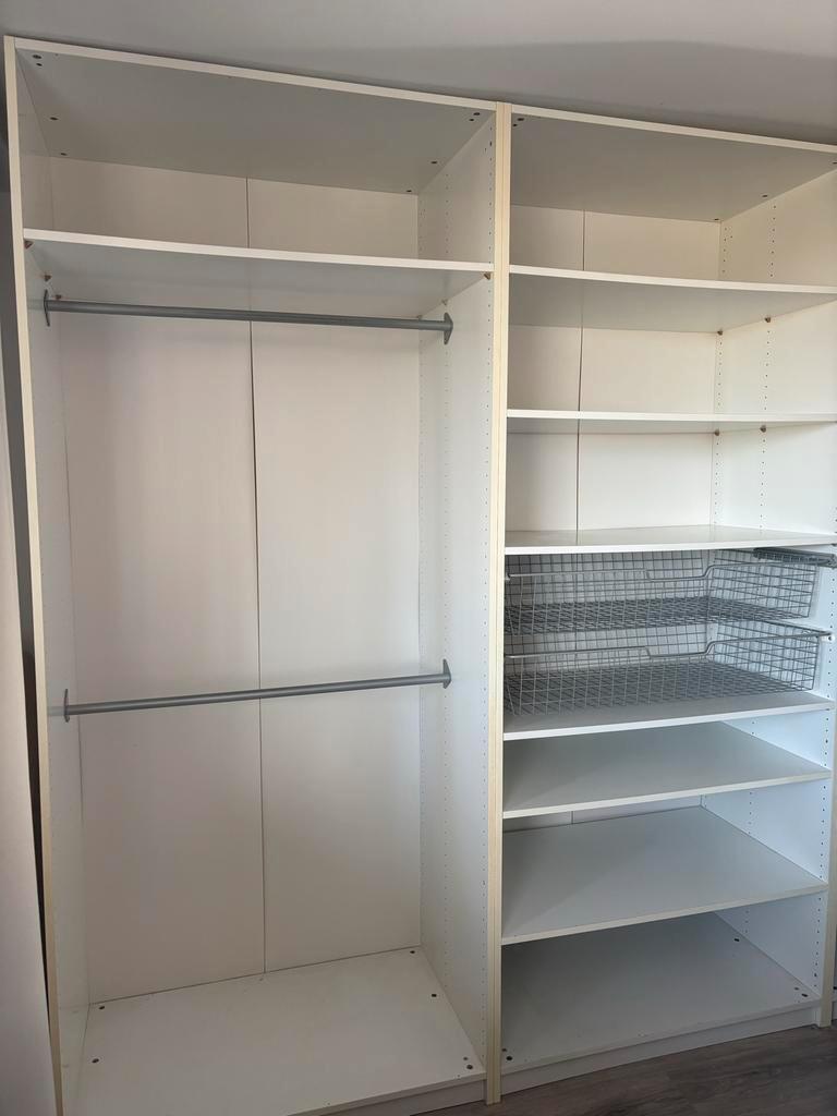 Paxkasten set met hanggedeelte en planken