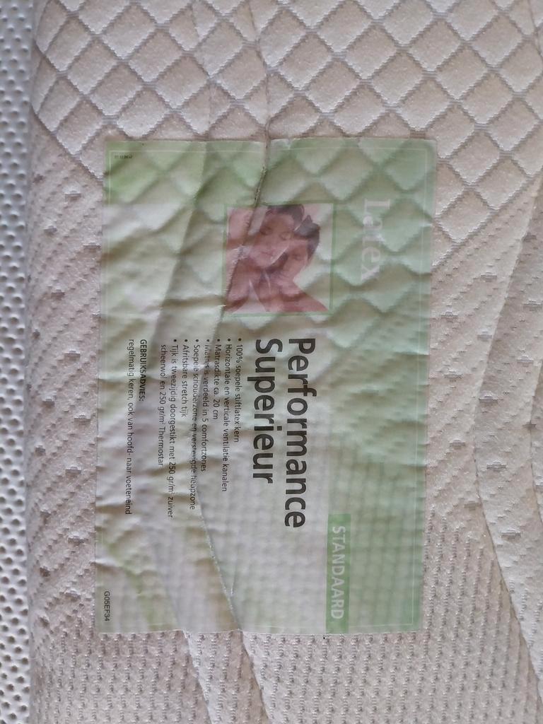 Een persoonsmatras veel gebruikt 190  90