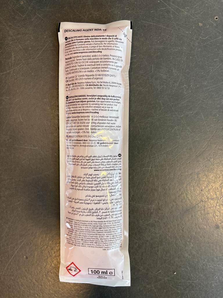 Nespresso Ontkalker - 7 x 2 Zakjes