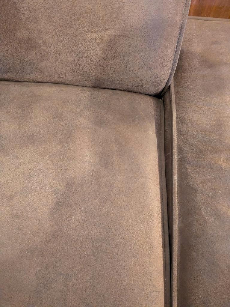 Bruine umix hoekbank