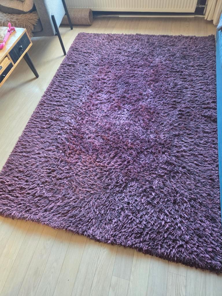 Paars kleed, 230x160cm