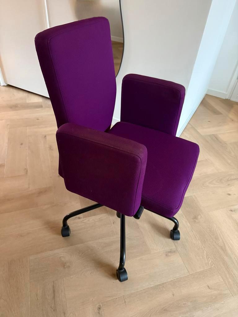 Bureaustoel Paars - gratis af te halen