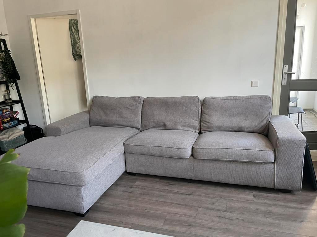 Grijze hoekbank - Gratis ophalen