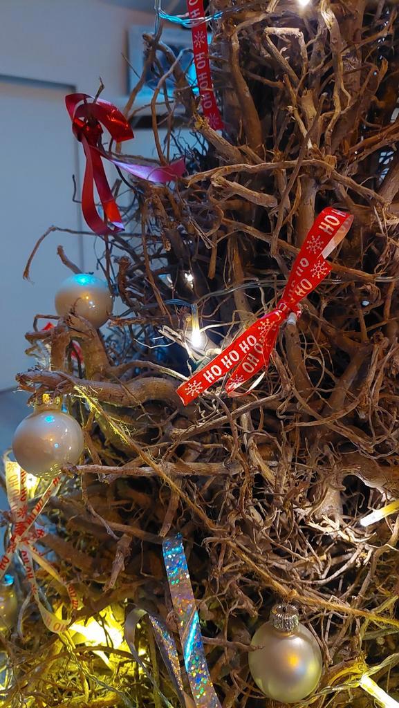 Houten Kerstboom met Verlichting - 87cm - Waalwijk