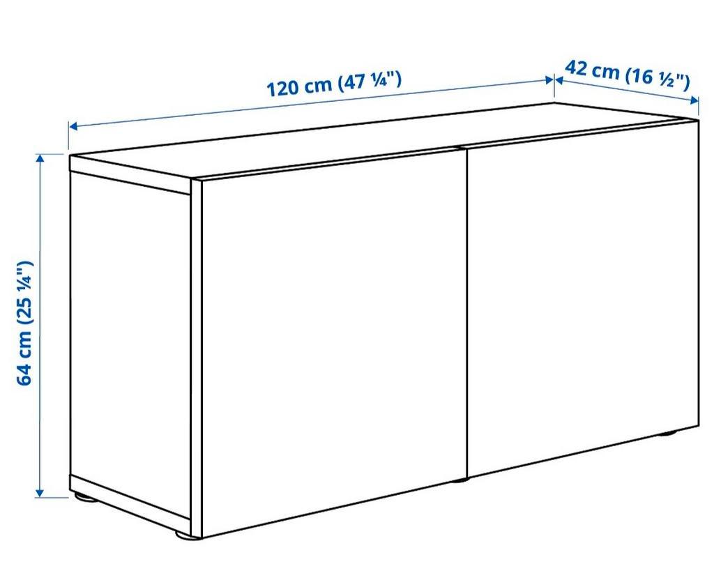 Witte Ikea Besta kast