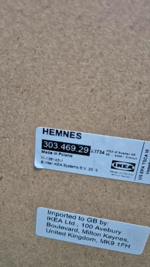 2 Nieuwe Ikea Hemnes bedlades - nooit gebruikt!