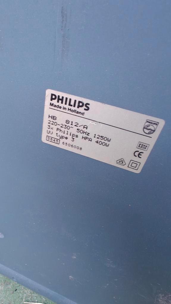Philips HB 812/A Zonnebank - Zo goed als nieuw