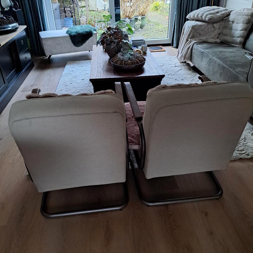 2 vintage fauteuils.