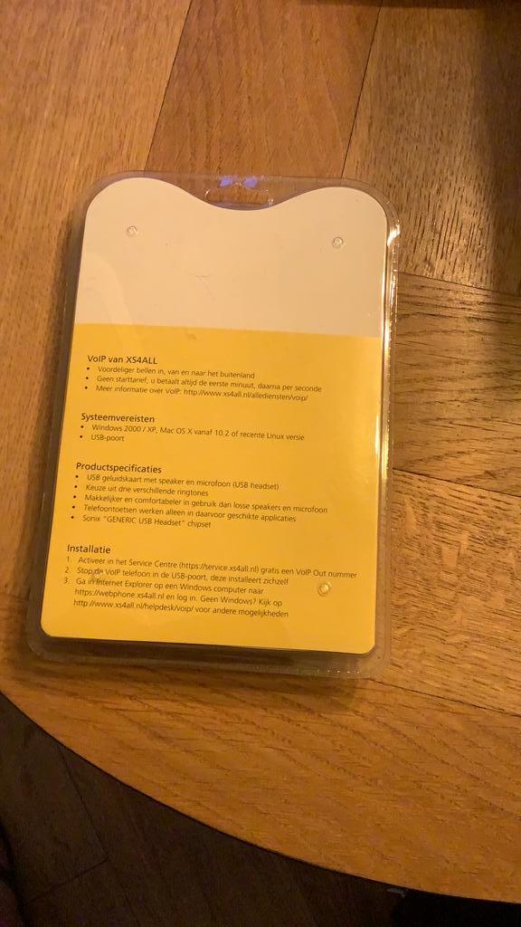 XS4all VoIP telefoon