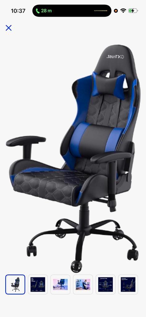 Gaming Bureaustoel - Blauw/Zwart