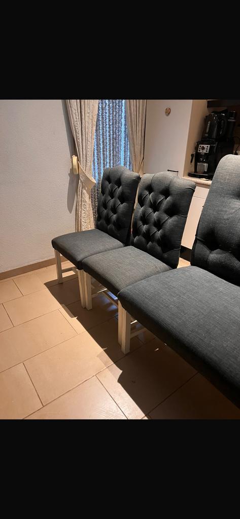 Eetkamerstoelen + bank GRATIS