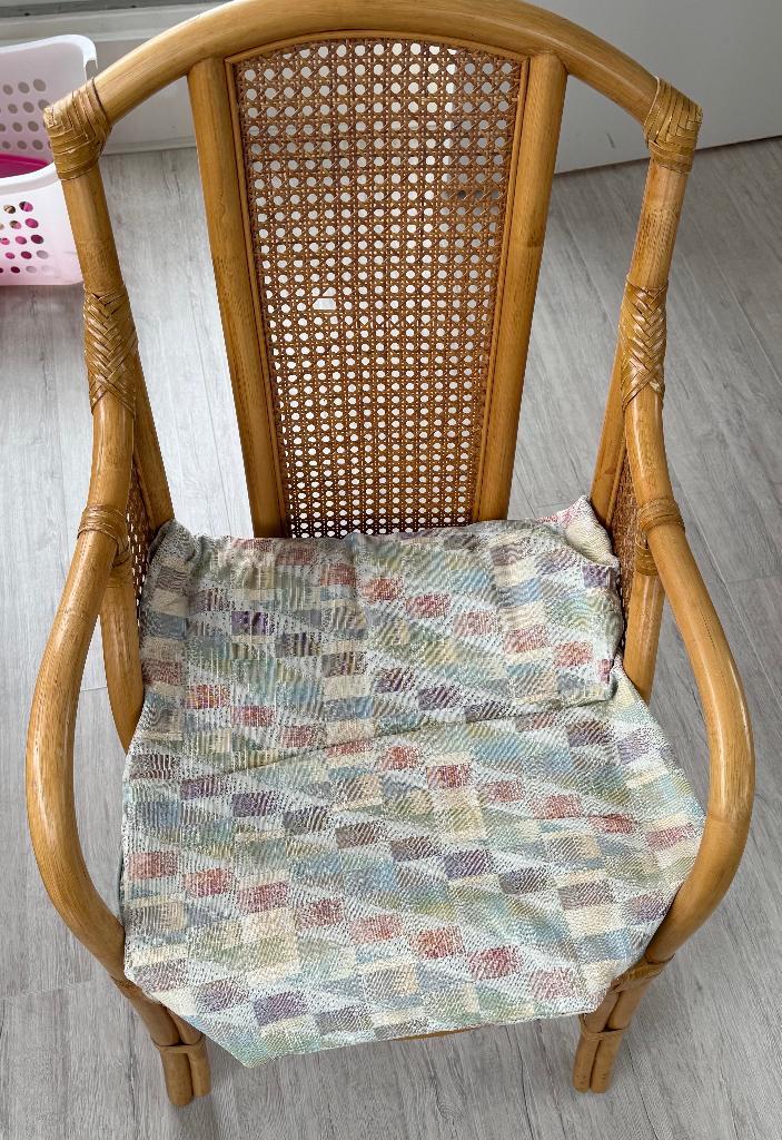 Rotan zit stoel (2 stuks)