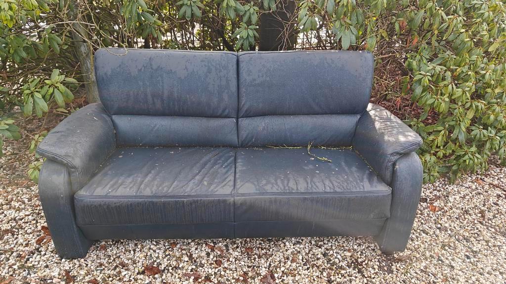 Gratis af te halen: Leren tweezitsbank