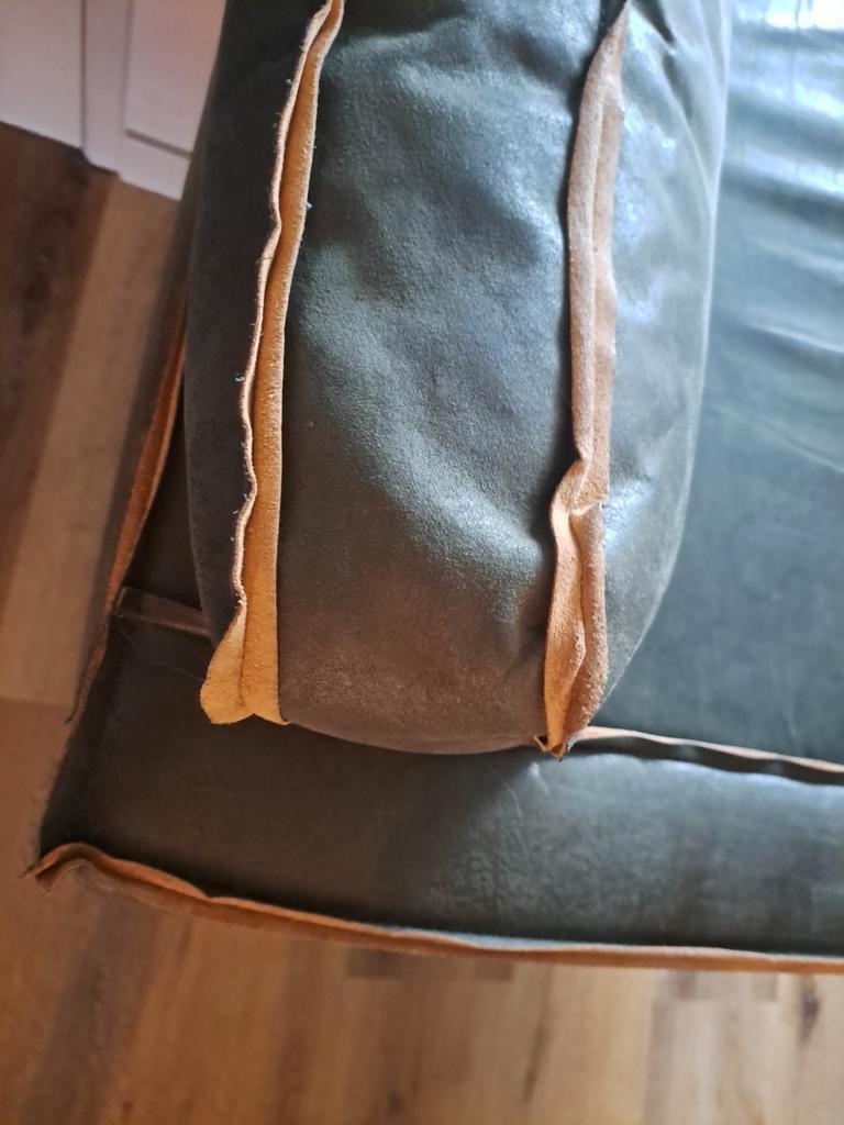 Stoere 2,5 zits leren bank