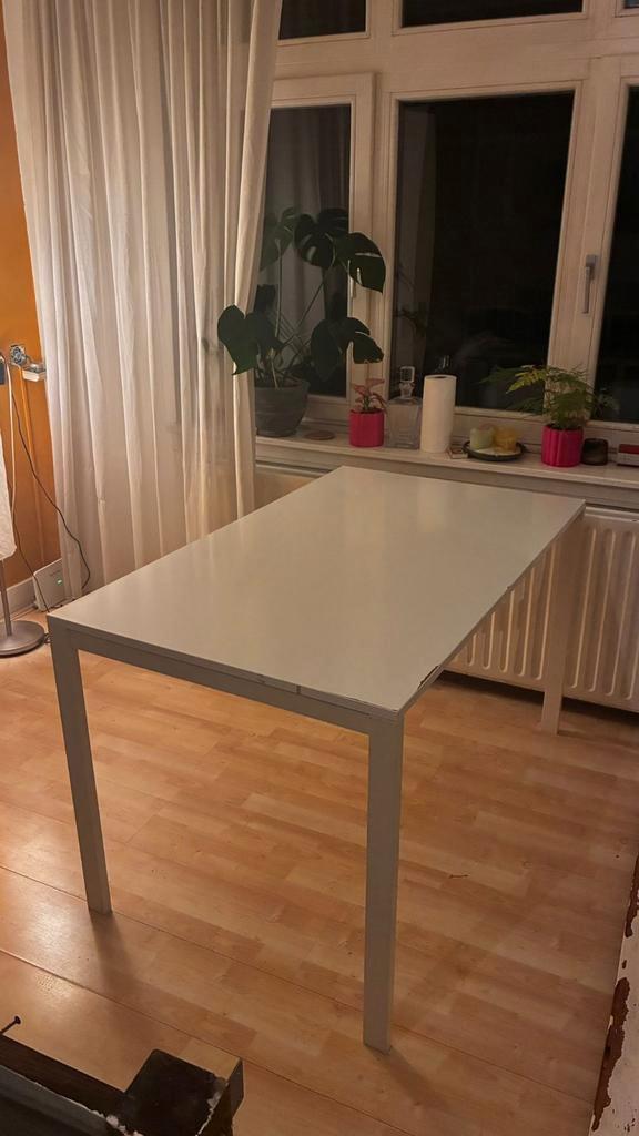 Witte ikea eettafel