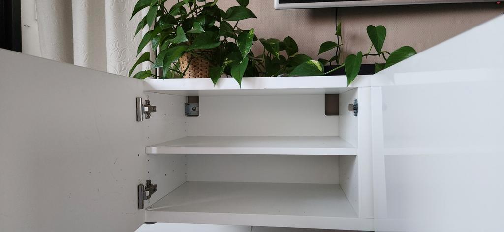 Zwevend TV-meubel wit - 180cm