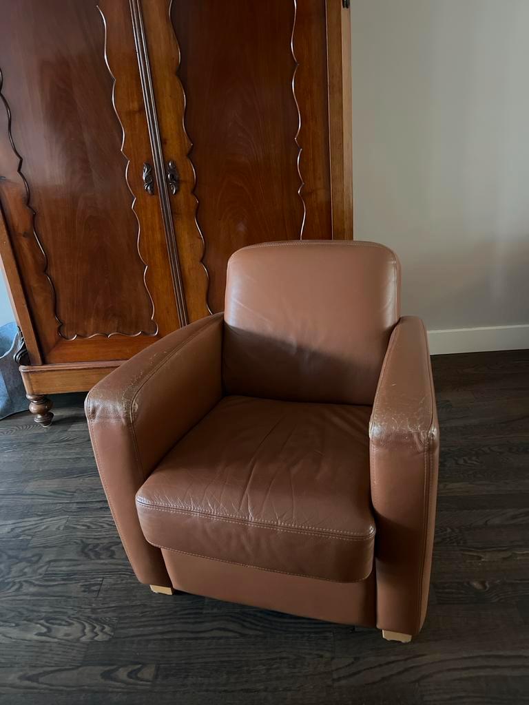 Vintage Leren Fauteuil