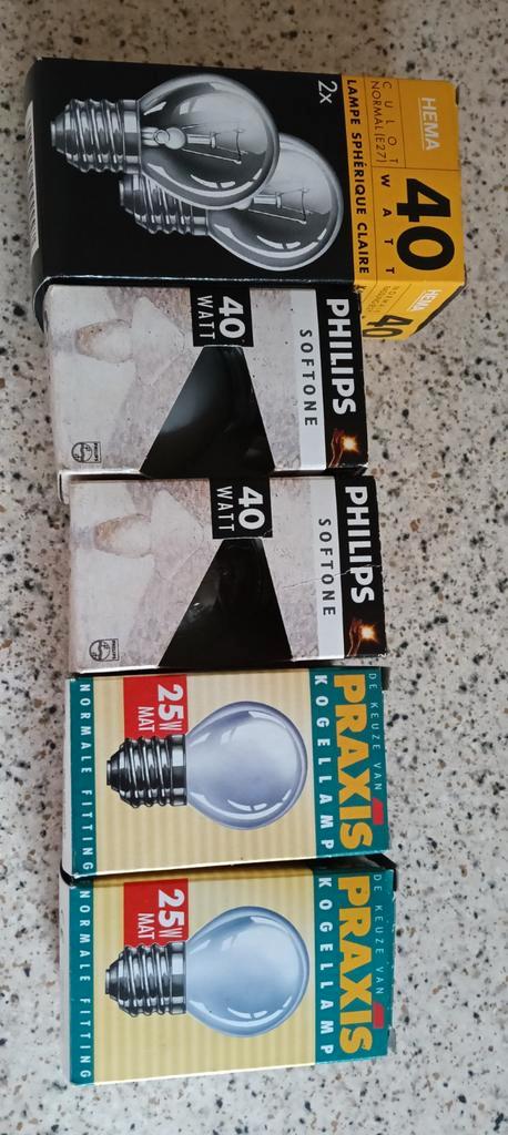 Gloeilampen en spaarlampen - Alles werkt nog!