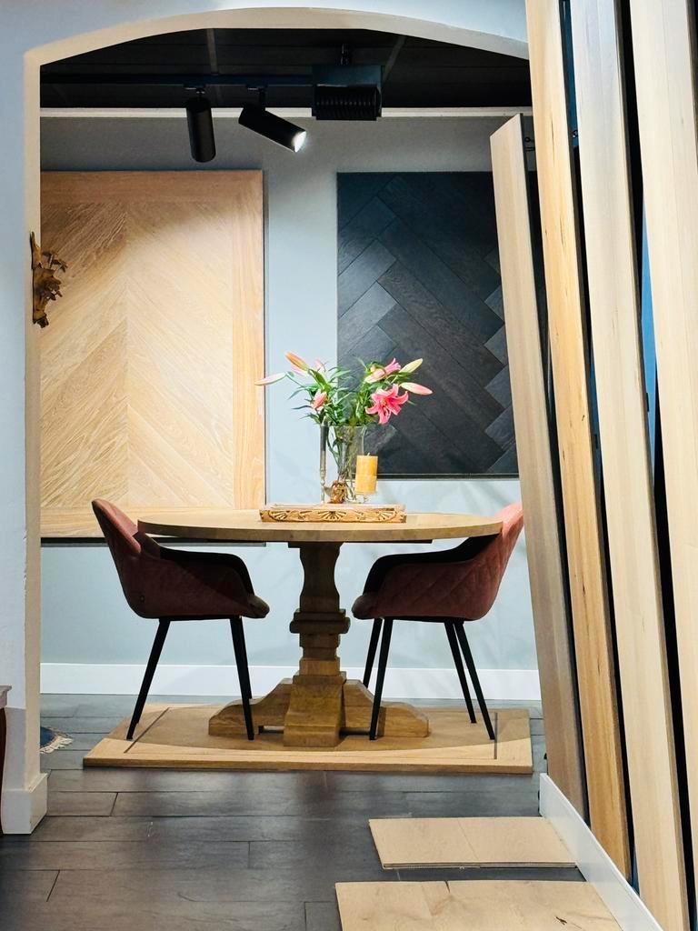 Eiken massive houten tafels