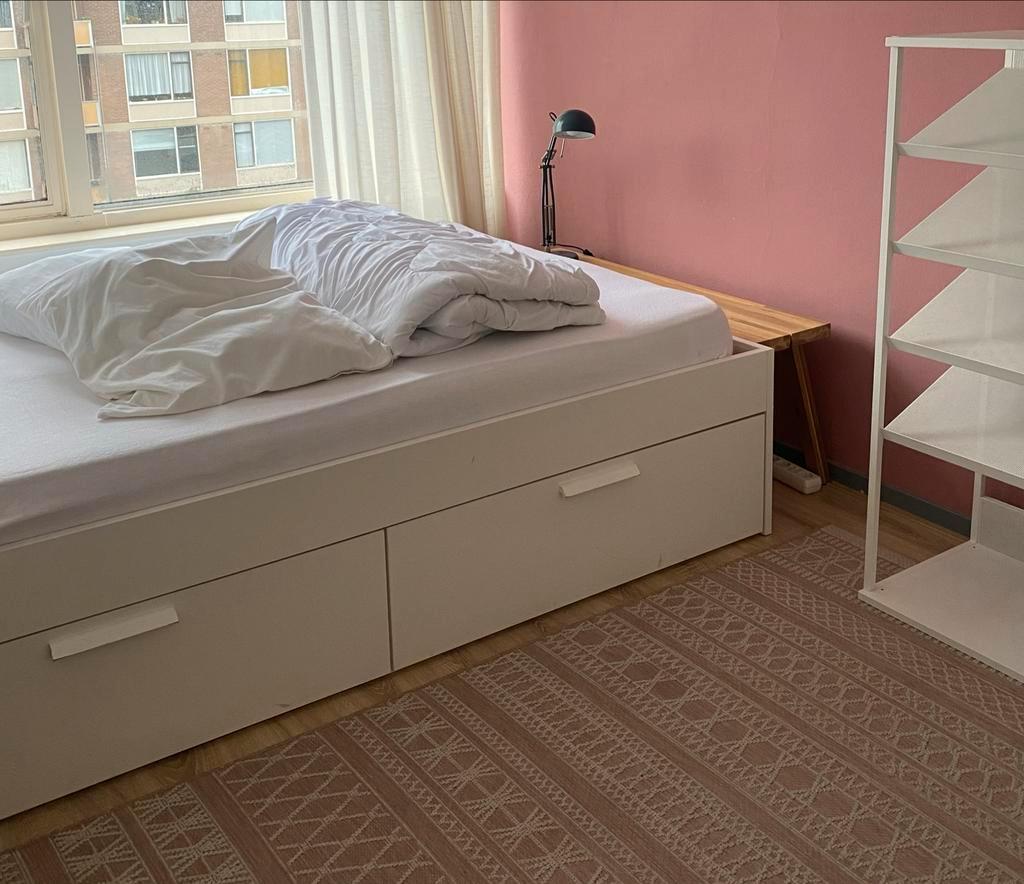 Ikea Brimnes bed met opberglades