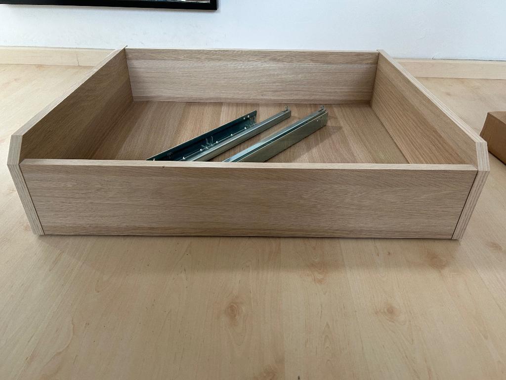 Ikea pax lade 75 cm wit gelazuurd eiken