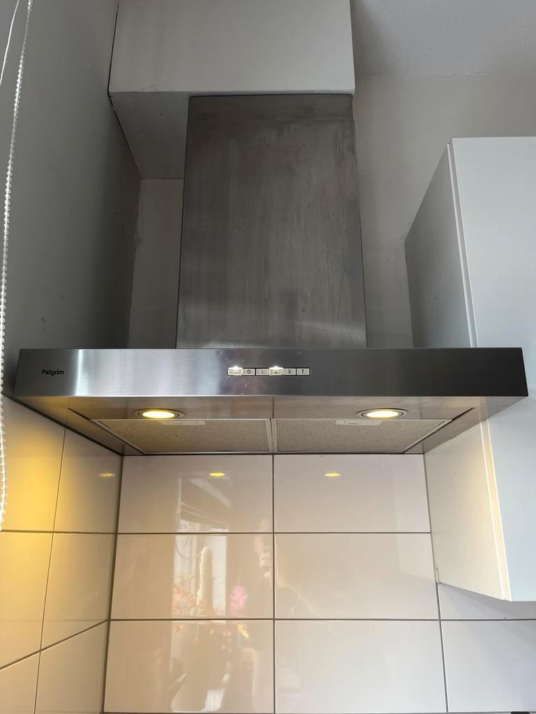 Pelgrim Afzuigkap 60cm - Geborsteld Aluminium