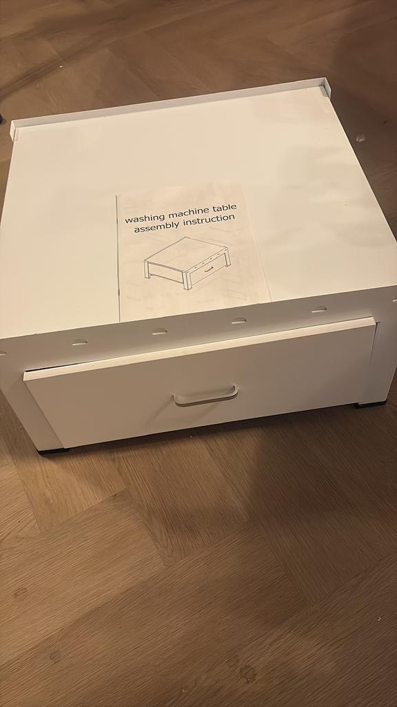 Wasmachine tafel