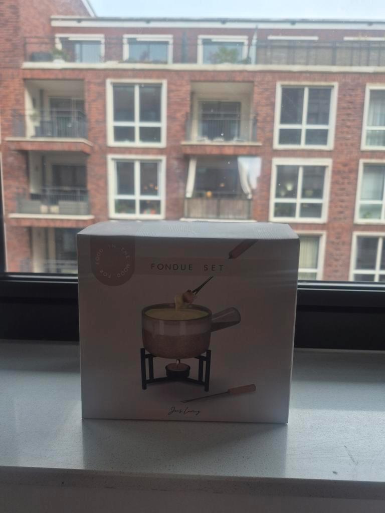 Gratis kaasfonduesetje - 1x gebruikt