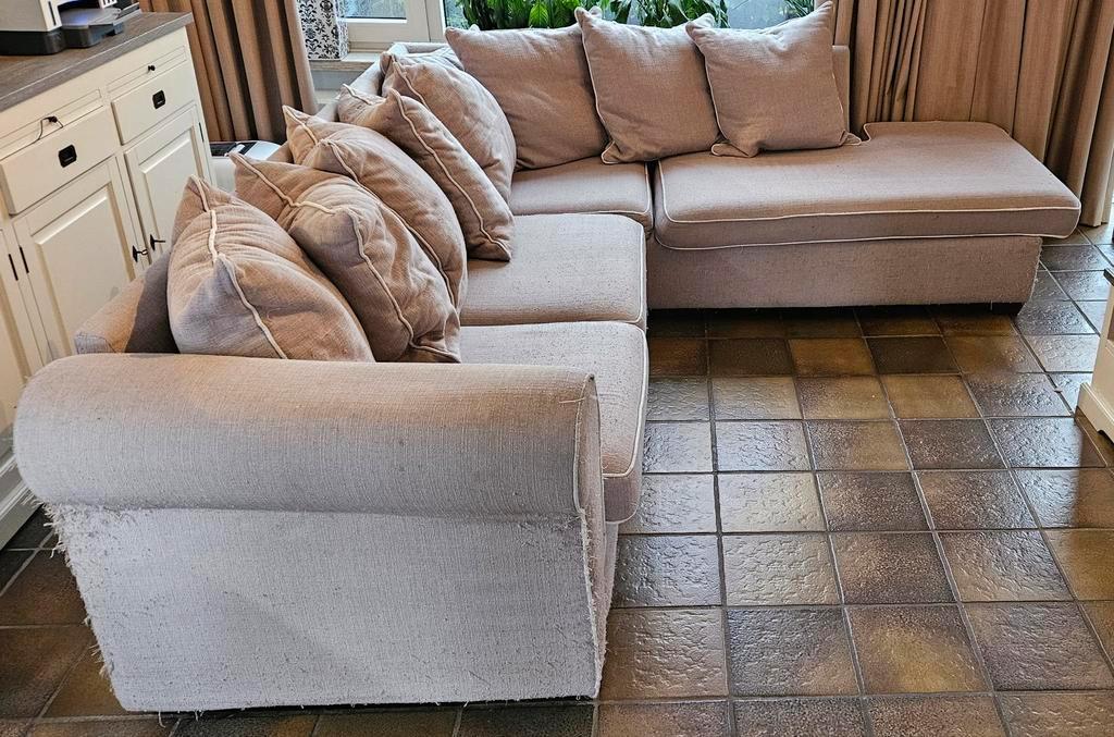 Hoekbank - prima staat, kussens uitwasbaar
