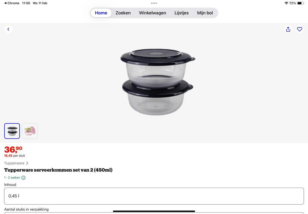 Deksels voor een tupperware serveerkom