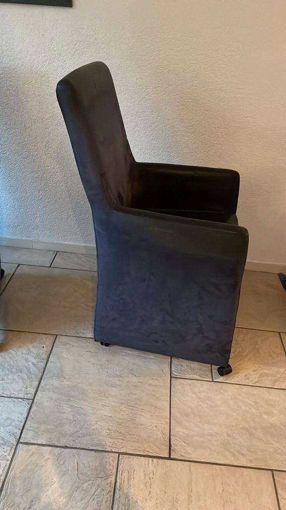 6 Stoelen met wieltjes - Comfort en Stijl