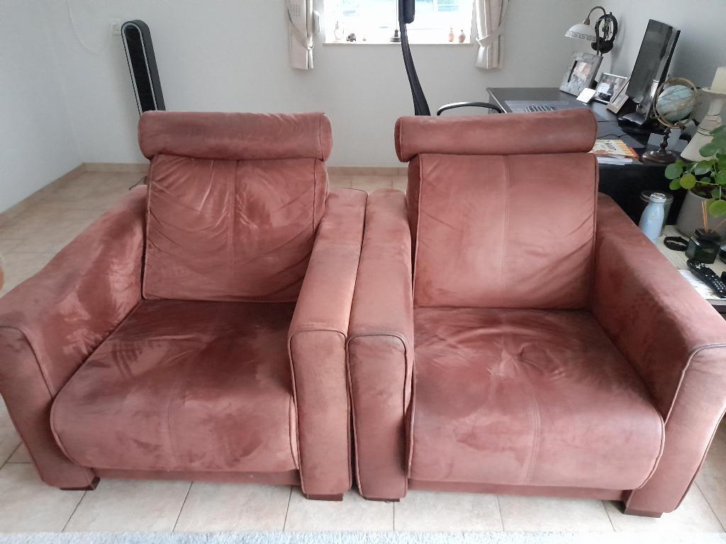 Bank en 2 fauteuils