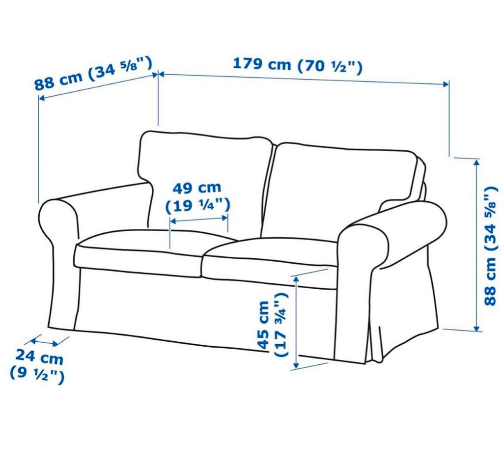 2-zitsbank Ektorp Ikea - Gratis af te halen!