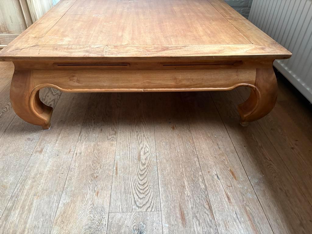 Mooie houten salontafel