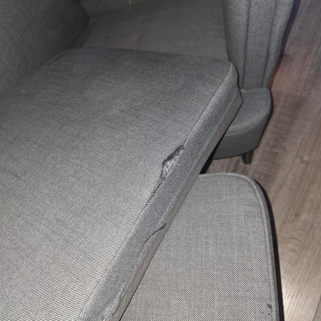 Gratis af te halen stoel met voetenbank