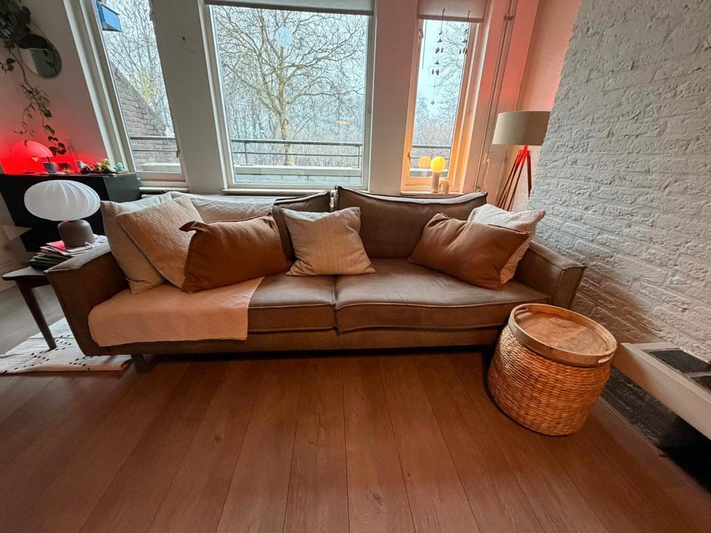 Grijze Pracht Bank - Zit Heerlijk!  Voor 40 euro