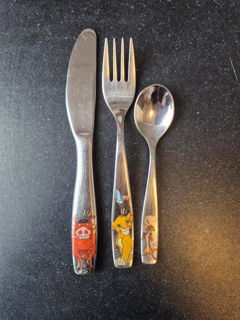 Leuk lion king kinder bestek