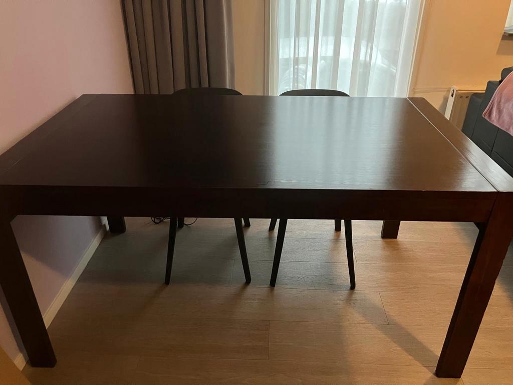 Houten Eettafel voor 4 personen
