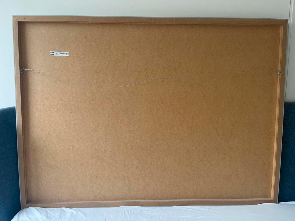 IKEA MYRARP Poster - Zwart Wit met Grijze Lijst