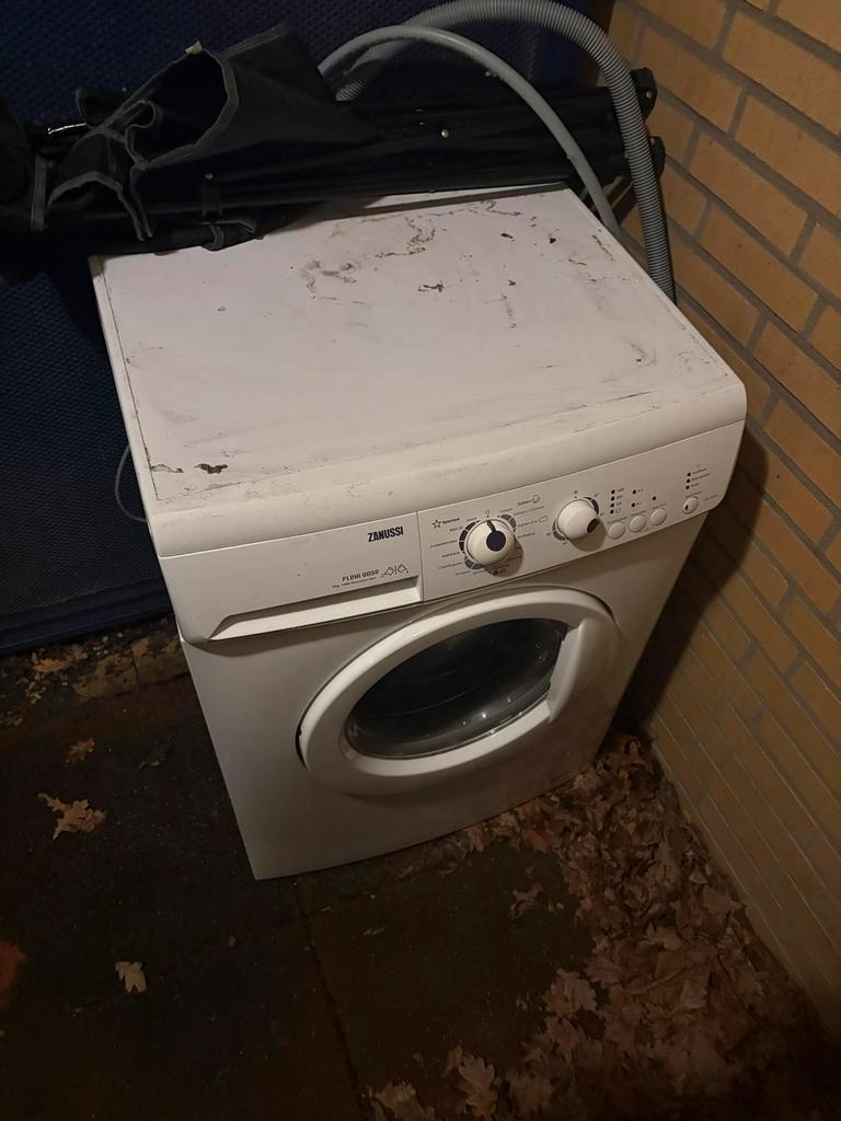 Gratis kapotte wasmachine