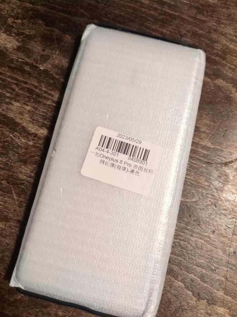 Zwarte telefoonhoes voor OnePlus 8 Pro