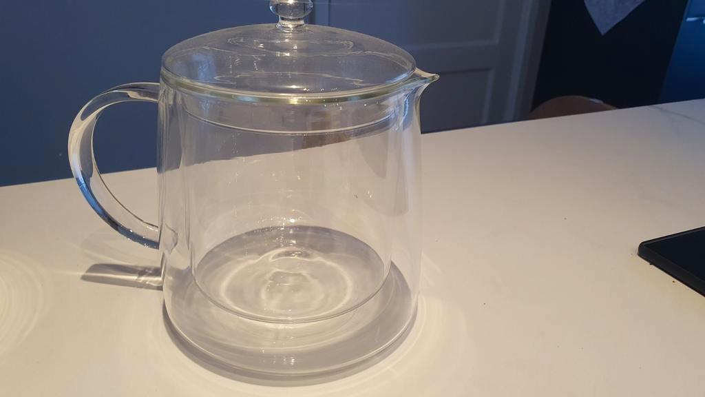 Glazen theepotten set