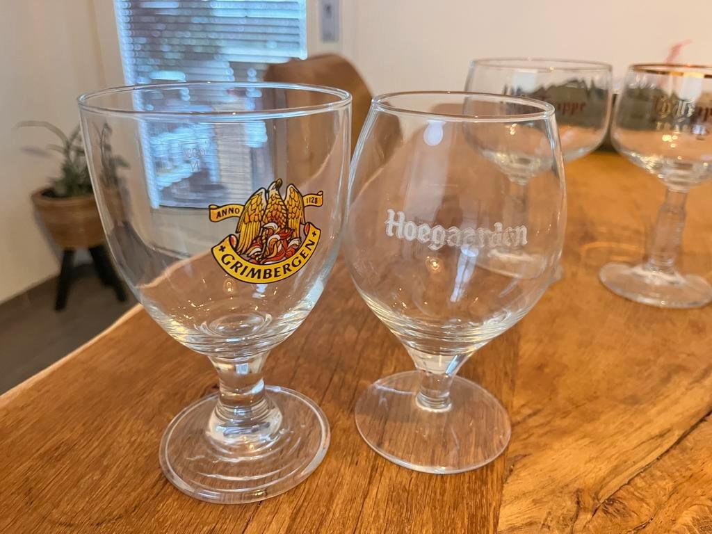 Speciaalbier glazen - La Trappe, Hoegaarden etc