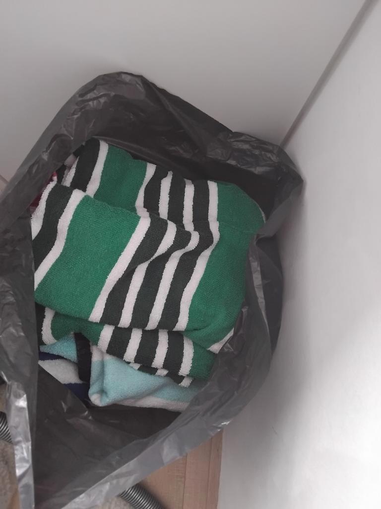 Gratis vuilniszak handdoeken