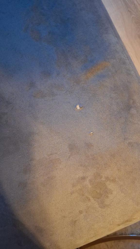 Hoekbank taupe microvezel - gratis af te halen