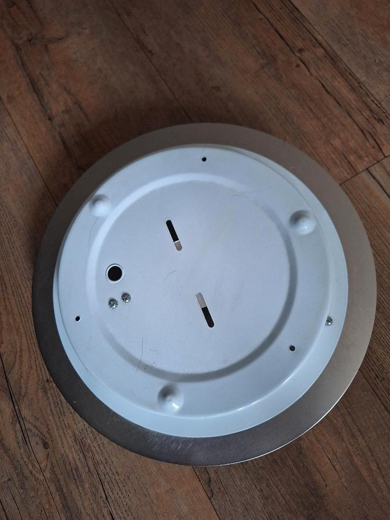 Plafonnière  diameter 34 centimeter glas en metaal