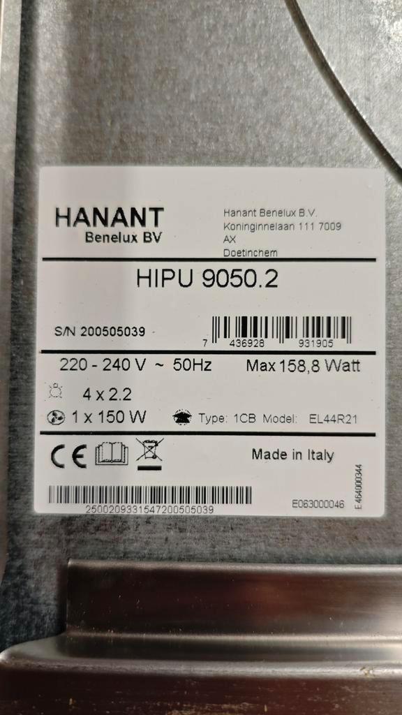 Inbouw Afzuigkap 90x50 - Zonder Remote