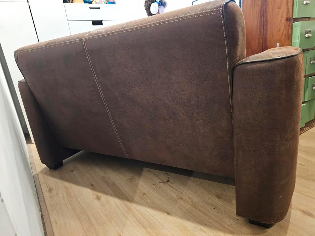 Gratis 2 zits bankje, bruin