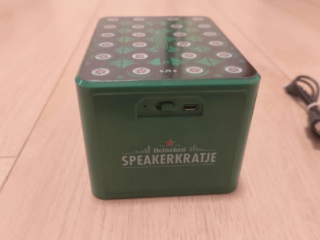 Heineken bierkratje mobiel speaker